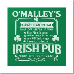 O'Malley's Irish Pub Posters and Art